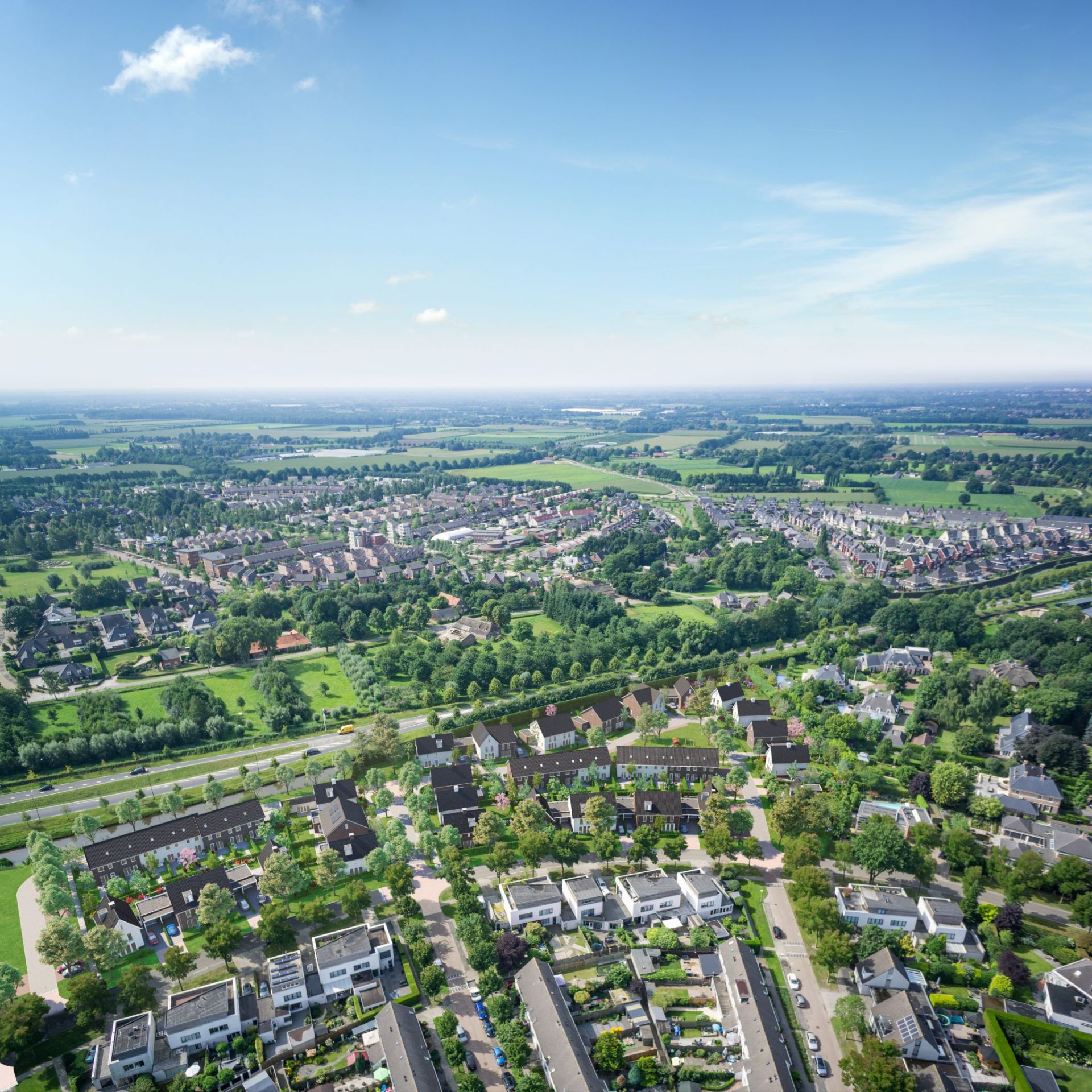 Vogelvlucht Laan van Uden