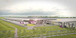 Artist impression VidaXL distributiecentrum Venlo