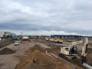 Prologis Eindhoven DC4 fase 2 grondwerkzaamheden Van de Beeten